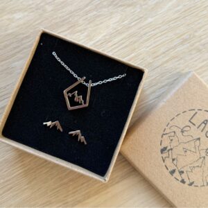 Set náušnice + náhrdelník MOUNTAINS